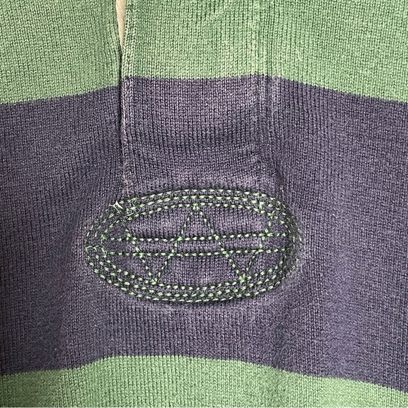 IZOD Rugby Striped Long Sleeve Shirt XL - Picture 4 of 13